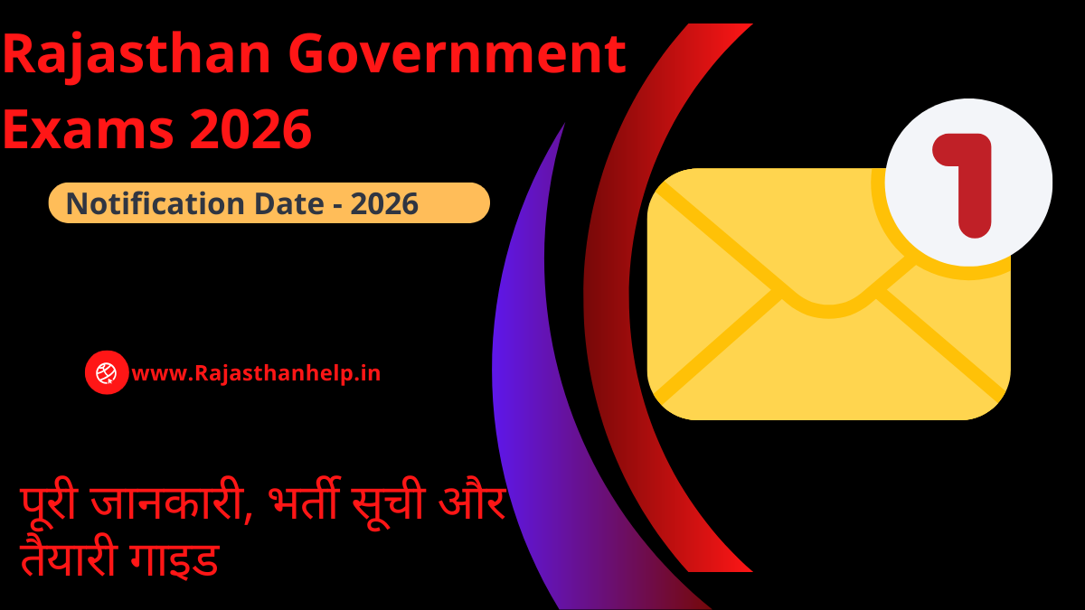Rajasthan Government Exams 2026